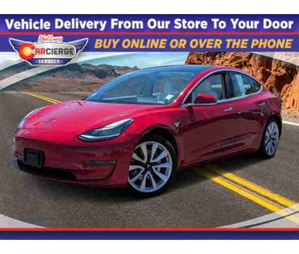 2020 Tesla Model 3 Long Range is a Red 2020 Tesla Model 3 Long Range Car for Sale in Colorado Springs CO