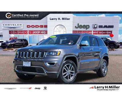 2019 Jeep Grand Cherokee Limited is a Grey 2019 Jeep grand cherokee Limited Car for Sale in Denver CO