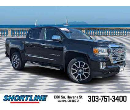 2021 GMC Canyon Denali is a Black 2021 GMC Canyon Denali Car for Sale in Aurora CO