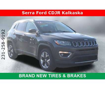 2018 Jeep Compass Limited is a Grey 2018 Jeep Compass Limited Car for Sale in Traverse City MI