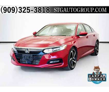 2018 Honda Accord Sport is a Red 2018 Honda Accord Sport Sedan in Montclair CA