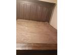 King Size bed with dresser and mirror