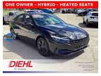 2021 Hyundai Elantra Hybrid Blue