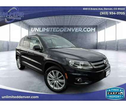 2013 Volkswagen Tiguan for sale is a Black 2013 Volkswagen Tiguan Car for Sale in Denver CO