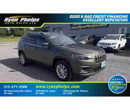 2019 Jeep Cherokee for sale is a Green 2019 Jeep Cherokee Car for Sale in Auburn NY