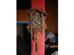 Old German Walnut Coo Coo Clock