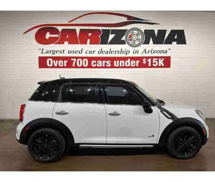 2016 MINI Cooper S Countryman Base is a White 2016 Mini Cooper S Countryman Base SUV in Chandler AZ