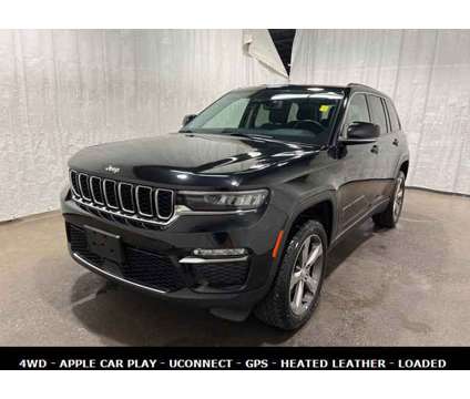 2022 Jeep Grand Cherokee Limited 4WD is a Black 2022 Jeep grand cherokee Limited SUV in Saint Charles IL
