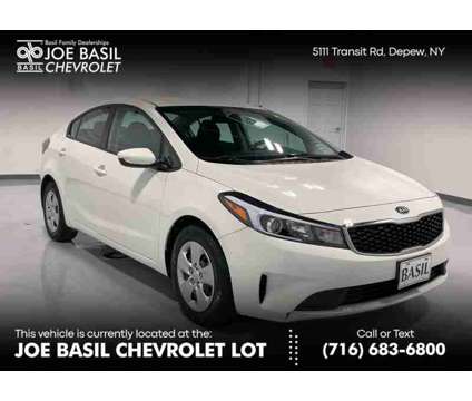 2018 Kia Forte LX is a White 2018 Kia Forte LX Sedan in Depew NY