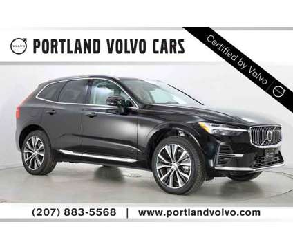 2022 Volvo XC60 Recharge Plug-In Hybrid T8 Inscription Expression is a Black 2022 Volvo XC60 T8 Inscription Hybrid in Scarborough ME