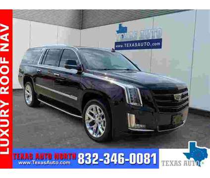 2019 Cadillac Escalade ESV Luxury is a Black 2019 Cadillac Escalade ESV Luxury SUV in Houston TX