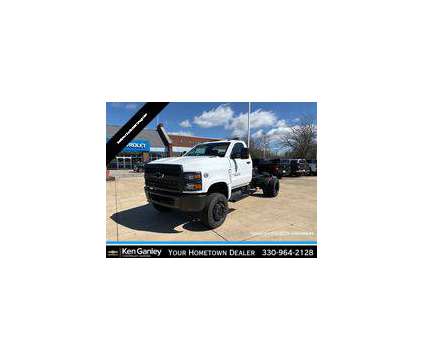 2024 Chevrolet Silverado 4500HD Work Truck is a White 2024 Chevrolet Silverado Truck in Aurora OH