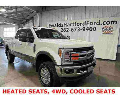 2019 Ford F-350SD King Ranch is a Silver, White 2019 Ford F-350 King Ranch Truck in Milwaukee WI