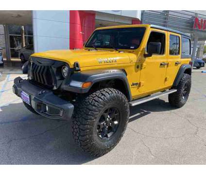 2020 Jeep Wrangler Unlimited Willys is a Yellow 2020 Jeep Wrangler Unlimited SUV in Palmdale CA