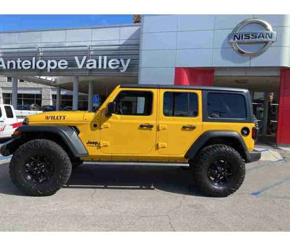 2020 Jeep Wrangler Unlimited Willys is a Yellow 2020 Jeep Wrangler Unlimited SUV in Palmdale CA