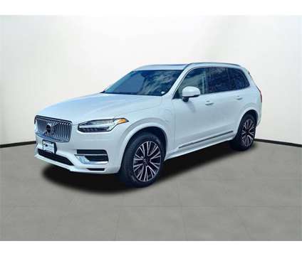 2024 Volvo XC90 Recharge Plug-In Hybrid T8 Core Bright Theme is a White 2024 Volvo XC90 3.2 Trim Hybrid in Littleton CO