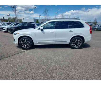 2024 Volvo XC90 Recharge Plug-In Hybrid T8 Core Bright Theme is a White 2024 Volvo XC90 3.2 Trim Hybrid in Littleton CO