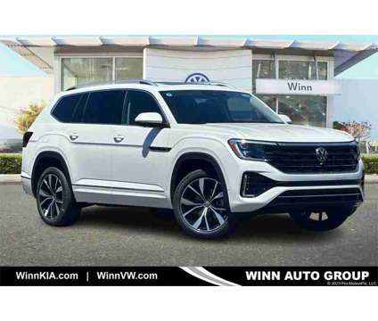 2024 Volkswagen Atlas 2.0T SEL Premium R-Line is a White 2024 Volkswagen Atlas 2.0T SEL SUV in Newark CA