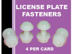 4pk LICENSE PLATE FASTENERS - N311-152005