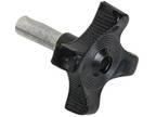 Ventline RV Plastic Knob Handle Black BVD042100 Replacement Crank Handle -