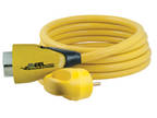 Marinco RVEEL Pigtail Locking Adapter 30M 50F 125/250V 25' Power Cord -