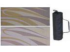8 x 20 Reversible RV Patio Mat/Rug/Carpet Outdoor Brown Gold - N1016-014999