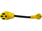 Cynder 50 Amp Female to 30 Amp Male Dogbone Pigtail Adapter Yellow - M316-00667