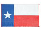 Camco Awning Outdoor Patio Mat 9 X 12 Texas Flag Design - N817-010744