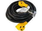 30 Amp Cynder RV Power Extension Cord 25' ft Yellow w/handle - M1117-02009