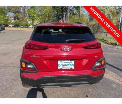 2021 Hyundai Kona SEL Plus is a Red 2021 Hyundai Kona SEL SUV in New Haven CT