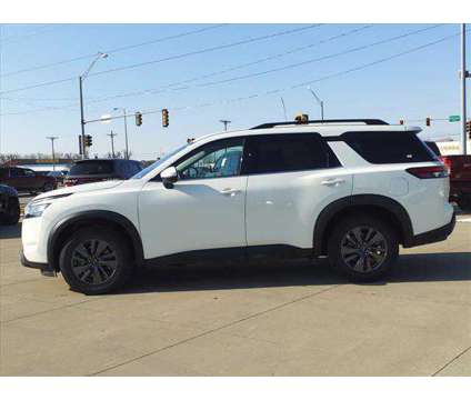 2022 Nissan Pathfinder SV 4WD is a White 2022 Nissan Pathfinder SV SUV in Springfield IL