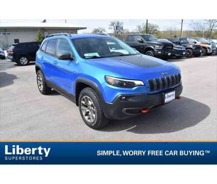 2020 Jeep Cherokee Trailhawk 4X4 is a Blue 2020 Jeep Cherokee Trailhawk SUV in Rapid City SD