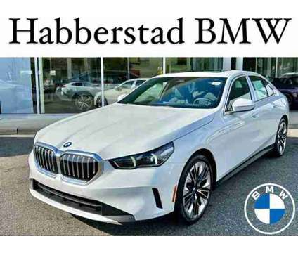 2024 BMW 5 Series i xDrive is a White 2024 BMW 5-Series Sedan in Huntington Station NY