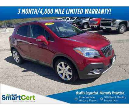 2016 Buick Encore Leather is a Red 2016 Buick Encore Leather SUV in Dubuque IA