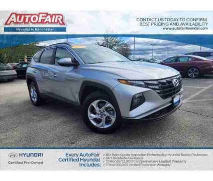 2022 Hyundai Tucson SEL is a Silver 2022 Hyundai Tucson SUV in Manchester NH