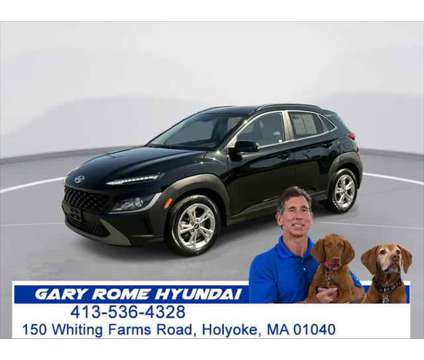 2022 Hyundai Kona SEL is a Black 2022 Hyundai Kona SEL SUV in Holyoke MA