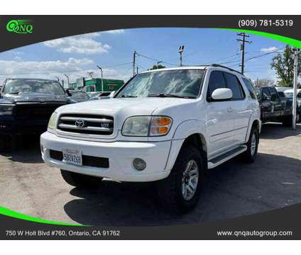 2003 Toyota Sequoia for sale is a White 2003 Toyota Sequoia Car for Sale in Ontario CA