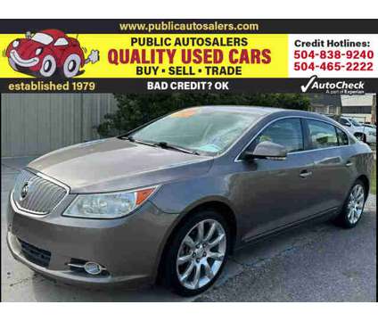 2011 Buick LaCrosse for sale is a Grey 2011 Buick LaCrosse Car for Sale in Kenner LA