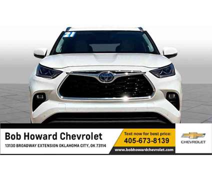 2021UsedToyotaUsedHighlanderUsedVWD (GS) is a White 2021 Toyota Highlander Car for Sale in Oklahoma City OK