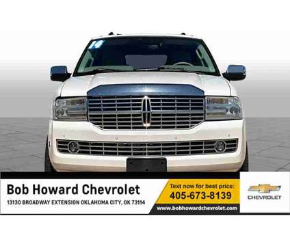 2014UsedLincolnUsedNavigator LUsed4WD 4dr is a Silver, White 2014 Lincoln Navigator L Car for Sale in Oklahoma City OK