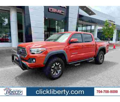 2018UsedToyotaUsedTacomaUsedDouble Cab 5 Bed V6 4x4 AT (SE) is a Red 2018 Toyota Tacoma Car for Sale in Matthews NC