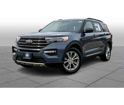 2021UsedFordUsedExplorerUsed4WD is a Blue 2021 Ford Explorer Car for Sale in Saco ME
