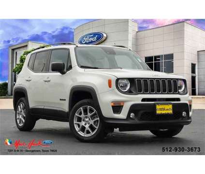 2022 Jeep Renegade Latitude is a White 2022 Jeep Renegade Latitude Car for Sale in Georgetown TX