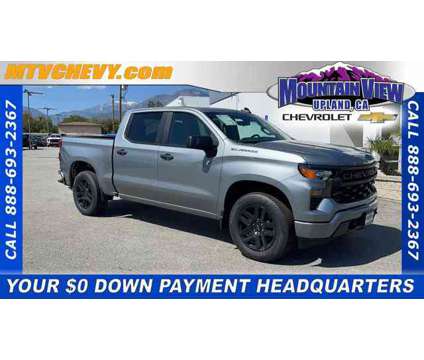 2024 Chevrolet Silverado 1500 Custom is a Grey 2024 Chevrolet Silverado 1500 Custom Car for Sale in Upland CA