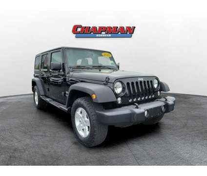 2017 Jeep Wrangler Unlimited Sport is a Black 2017 Jeep Wrangler Unlimited Sport Car for Sale in Horsham PA