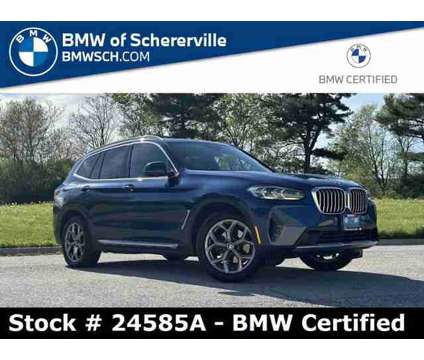 2022 BMW X3 xDrive30i is a Blue 2022 BMW X3 xDrive30i Car for Sale in Schererville IN