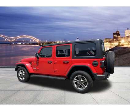 2021 Jeep Wrangler Unlimited Sahara is a Red 2021 Jeep Wrangler Unlimited Car for Sale in Memphis TN