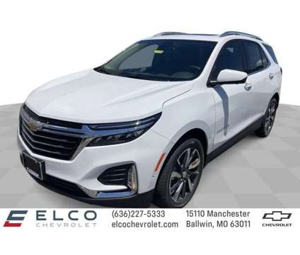 2024 Chevrolet Equinox Premier is a White 2024 Chevrolet Equinox Premier Car for Sale in Ballwin MO