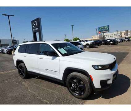 2021 Jeep Grand Cherokee L Altitude is a White 2021 Jeep grand cherokee Car for Sale in Lubbock TX