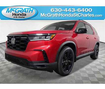 2025 Honda Pilot Black Edition is a Red 2025 Honda Pilot Car for Sale in Saint Charles IL